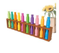 Jeu d'appariement de couleurs de bouteilles, entraînement amusant en mémoire et combinaison de couleurs | Jeu de société familial de jumelage voyage camping nuit