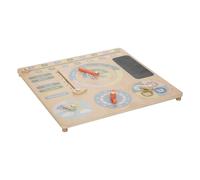 Jeu D'apprentissage Calendrier En Bois - Izes Multicolore TU