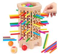 Jeu d'apprentissage des mathématiques Montessori, bâtonnets de comptage en bois et dés pour enfants de 3 à 12 ans, jeu de société