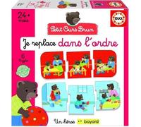 Educa - Apprendre à ordonner des suites logiques | Le Petit Ours Brun. Utiliser des scènes de la Vie Quotidienne dans lesquelles l’Enfant Peut reconnaître des séquences logiques (19878)