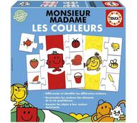 Educa - Jeu éducatif pour Les bébés où Ils apprendront à se familiariser avec Les Couleurs et Les Formes. Monsieur Madame. A partir de 3 Ans (19597)