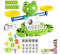 Jeu d'apprentissage Grenouille Équilibre mathématique Éducation Formation d'âge préscolaire Balances Mathématiques Pédagogie Activité d'apprentissage Aide au comptage Maternelle Logique Jeu de