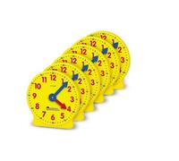 Jeu d'apprentissage - LEARNING RESOURCES - Big Time - Lot de 6 minis horloges - 10x10 cms - Multicolore