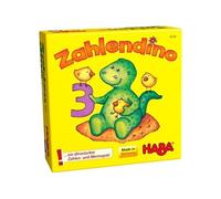 HABA Jeu éducatif Numéro Dino 4928 – jeu chiffres et mémoire multicolore 1-4 enfants 3-8 ans