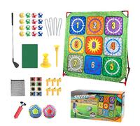 Jeu d'Approche Golf Ensemble | Accessoire D'entraînement Au Putting - Accessoires pour Entraîneur de Golf Idéal Père Jardin Pelouse Intérieur Fête