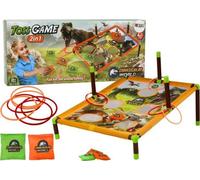 Jeu d'arcade - LEANTOYS - 17885 - 2 en 1 - Lancer un sac et cerceau - Dinosaures