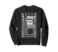 Jeu d'arcade Never Forget Classics Retro 80's Video Gamer Sweatshirt