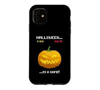 Jeu d'arcade rétro Halloween Citrouille Coque pour iPhone 11