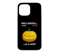 Jeu d'arcade rétro Halloween Citrouille Coque pour iPhone 13 Pro Max