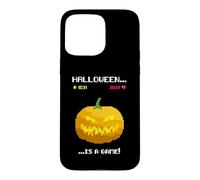 Jeu d'arcade rétro Halloween Citrouille Coque pour iPhone 15 Pro Max