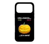 Jeu d'arcade rétro Halloween Citrouille Coque pour iPhone 17 Pro Max