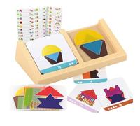 Jeu d'Assemblage de Formes | Casse-Tête Géométrique Éducatif | Jeu Éducatif pour Maternelle École Primaire Activités et Maison