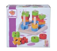 Jeu d'assemblage Eichhorn formes à empiler 21 pièces dès 12 mois mixte blanc