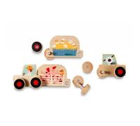 LILLIPUTIENS Tracteur Set d'Assemblage + 3 ans Jouet en bois