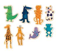Jeu D'association Crazy Animaux Magnétiques (24 Pièces) Multicolore TU