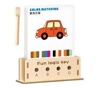 Jeu d'Association de Couleurs - Puzzle D Apprentissage De Correspondance De Couleurs | Activité d'apprentissage pour de 4 Ans et Plus Maison École Voyage Maternelle