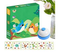 Jeu D'association pour - Puzzle À Mémoire De 9,5 X 9,5 Cm, Ensemble d'apprentissage De Cartes en Papier, Jouet D'éducation Précoce avec Développement des Compétences De Concentration | Jeu De