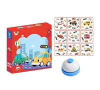 Jeu D'association Pour - Puzzle Cérébral Compact De 9,5 Cm, Cartes De Réflexion En Papier Imprimé, Activité D'apprentissage Interactive Avec Entraînement À La Concentration | Jouet De Table Po