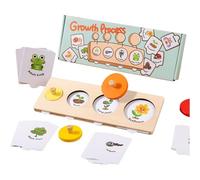 Jeu d'Association Puzzle pour | Jouet en Bois pour Pensée Logique - Jeu de Société de Cartes d'Association pour l'Apprentissage des Langues | pour Salle De Classe Maternelle Filles