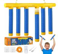 Jeu D'Attrape BâTons, Jouet D'EntraîNement Aux RéFlexes, DéFi De Vitesse Et De RéFlexes, Jeus De BâTons TéLéCommandé Pour L'IntéRieur Et L'ExtéRieur, Jeu D'Adresse, DéFi De Rapidité Des Mains (bleu)