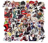 Jeu d'autocollants PERSONA Pack 50pcs, autocollant en vinyle pour bouteilles d'eau ordinateur portable Skateboard Notebook, cadeau pour adultes enfants adolescents