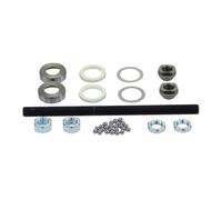 Jeu d'axe de roue arrière complet M12x195mm pour Husqvarna Roulette Corona Cornette Lyx Sport