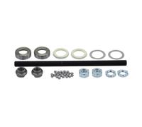 Jeu d'axe de roue arrière complet M12x215mm pour Husqvarna Roulette Corona Cornette Lyx Sport