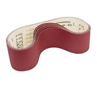Jeu de 10 bandes abrasives corindon 7150x150 gr 60/80/100/120