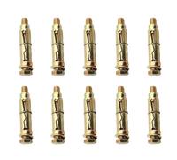 Jeu de 10 boulons d'expansion d'ancrage béton pour constructeurs professionnels et amateurs de rénovation de maison avec filetage complet