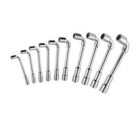 Britool Jeu de 10 clés à pipe Expert E117387 – 8 à 19 mm