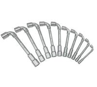 KS Tools - Jeu de 10 clés à pipe débouchées 517.0440, métriques 6 pans 8-19 mm
