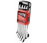 Facom Clés mixtes à cliquet Duo 467BR.JP10PB métriques 8 à 19 mm – 10 pièces
