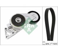 Jeu de 10 courroies nervurées en V INA 529 0429 pour AUDI, SEAT, SKODA, VW