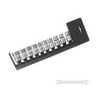 Silverline Tools Jeu de 10 douilles 245463 métriques 1/2"
