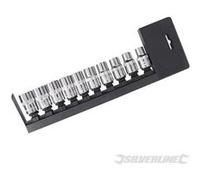 Silverline Tools Jeu de 10 douilles 245463 métriques 1/2"