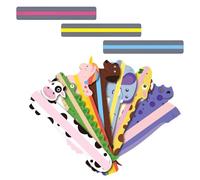 Jeu de 10 Règles de Lecture, Bandes de Guidage, Surligneurs de Couleur, pour l'Enseignement et l'Aide à la Lecture, Spécialement Conçu pour les Enfants Ayant Des Difficultés de Lecture