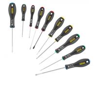 Stanley – Jeu de 10 tournevis FATMAX FMHT0-62128 – Électricien, Mécanicien, Phillips, Pozidriv
