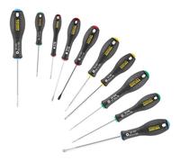Jeu de 10 Tournevis - STANLEY FATMAX - FMHT0-62128 - Electricien + Mecanicien + Phillips + Pozidriv