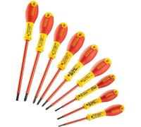 Jeu de 10 Tournevis - STANLEY FATMAX - FMHT62573-0 - Isolés 1000V - Electricien + Phillips + Pozidriv + Testeur