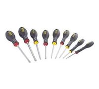 Stanley - Jeu de 10 tournevis FatMax FMHT65439-0 - électricien, mécanicien, Phillips, testeur