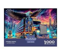 Jeu de 1000pcs Aigle planant pour Adultes et Enfants Aigle survolant Un Camion américain. Jeu éducatif idéal pour se détendre. Dimensions 70x50 cm.