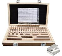 Jeu De 103 Cales éTalons en Acier (PréCision 0,001-0,1 Mm), Cales éTalons en Acier Rapide, Outils D'Inspection Et De Mesure, Cales éTalons D'Inspection à RéSistance Maximale+(Color:Grade0)