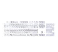 Jeu de 109 Capuchons de Clavier pour Logitech G915/G913/G815/G813 TKL RGB Mechanical Gaming Keyboard (Blanc)