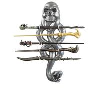 The Noble Collection The Dark Wizard Wand Set - 17in (43cm) PVC Dark Wizard Wand with Prismatic Bookmark - Officially Licensed Harry Potter Film Set Movie Toy