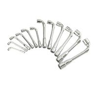 JEU DE 12 CLES A PIPE DEBOUCHEES 7 A 24 MM 6X6 PANS SAM OUTILLAGE - 94SDJ12