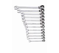 Jeu de 12 clés mixtes a cliquet 8 a 19 mm SAM - 50CJ12