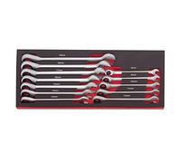 jeu de 12 cles mixtes a cliquet de 8 à 19 mm en module servante -