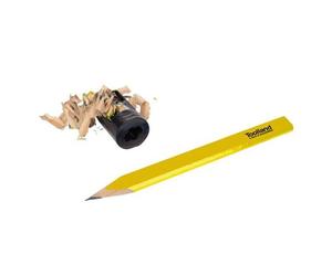 Jeu De 12 Crayons De Charpentier Et 1 Taille-Crayon