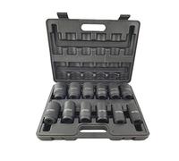 Jeu de 12 douilles pour clé à choc 3/4" 24-41 mm