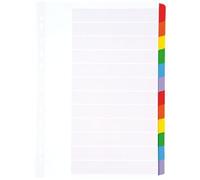 Jeu De 12 Intercalaires Cartonnés, Format A4 : 21 X 29,7 Cm